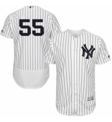 Men's Majestic New York Yankees #55 Sonny Gray White/Navy Flexbase Authentic Collection MLB Jersey