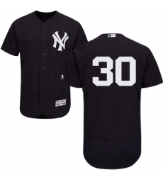 Men's Majestic New York Yankees #30 David Robertson Navy Blue Flexbase Authentic Collection MLB Jersey