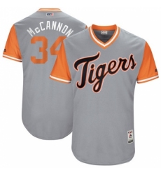 Men's Majestic Detroit Tigers #34 James McCann 