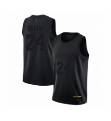 Men's Los Angeles Lakers #24 Kobe Bryant Swingman Black MVP Basketball Jersey