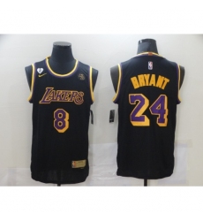 Men's Nike Los Angeles Lakers Kobe Bryant Swingman Black NBA Jersey