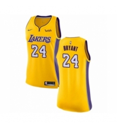 Women's Los Angeles Lakers #24 Kobe Bryant Authentic Gold Home Basketball Jersey - Icon Edition