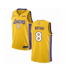 Youth Los Angeles Lakers #8 Kobe Bryant Swingman Gold Home Basketball Jersey - Icon Edition