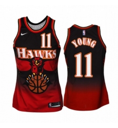 Men’s Nike Atlanta Hawks #11 Trae Young 1995-1999 Hardwood Classic NBA Jersey