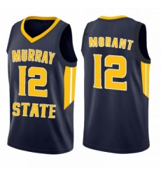 Murray State Racers #12 Ja Morant Jersey Basketball Black
