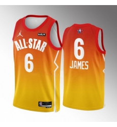 Men’s Los Angeles Lakers #6 LeBron James Nike Red 2023 NBA All-Star Game Jersey