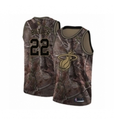 Youth Miami Heat #22 Jimmy Butler Swingman Camo Realtree Collection Basketball Jersey
