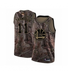 Men's Golden State Warriors #11 Klay Thompson Swingman Camo Realtree Collection Basketball 2019 Basketball Finals Bound Jersey