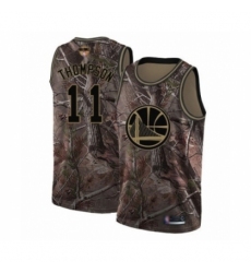 Youth Golden State Warriors #11 Klay Thompson Swingman Camo Realtree Collection Basketball 2019 Basketball Finals Bound Jersey