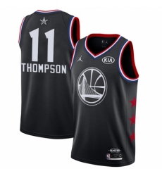 Youth Nike Golden State Warriors #11 Klay Thompson Black NBA Jordan Swingman 2019 All-Star Game Jersey