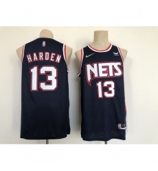 Men's Brooklyn Nets #13 James Harden Navy City Player Jersey