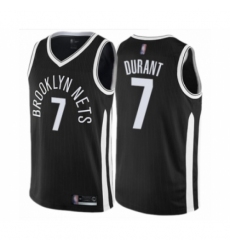 Youth Brooklyn Nets #7 Kevin Durant Swingman Black Basketball Jersey - City Edition