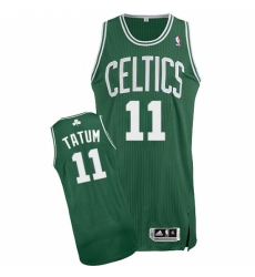 Boston Celtics #11 Jayson Tatum Green Stitched NBA Jersey