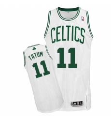 Boston Celtics #11 Jayson Tatum White Stitched NBA Jersey