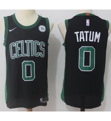 Men's Nike Boston Celtics #0 Jayson Tatum Black NBA Swingman Statement Edition Jersey