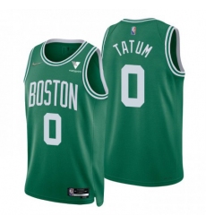 Men's Nike Boston Celtics #0 Jayson Tatum Green 2021-22 NBA 75th Anniversary Diamond Swingman Jersey - Icon Edition