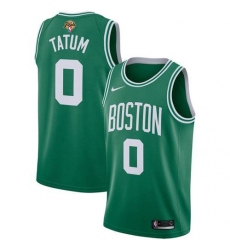 Men's Nike Boston Celtics #0 Jayson Tatum Green 2022 NBA Finals Swingman Icon Edition Jersey