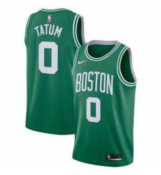 Men's Nike Boston Celtics #0 Jayson Tatum Green NBA Swingman Icon Edition Jersey