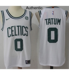 Men's Nike Boston Celtics #0 Jayson Tatum White NBA Authentic Association Edition Jersey