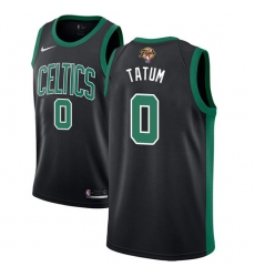 Women's Nike Boston Celtics #0 Jayson Tatum Black 2022 NBA Finals Swingman Statement Edition Jersey