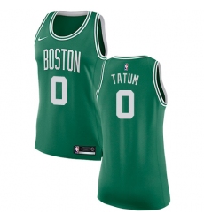 Women's Nike Boston Celtics #0 Jayson Tatum Green NBA Swingman Icon Edition Jersey