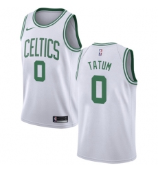 Women's Nike Boston Celtics #0 Jayson Tatum White NBA Swingman Association Edition Jersey