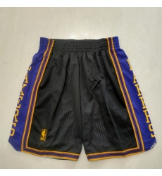 Men's Los Angeles Lakers Black Purple Shorts