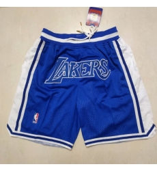 Men's Los Angeles Lakers Blue Shorts -005
