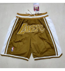 Men's Los Angeles Lakers Dark Shorts