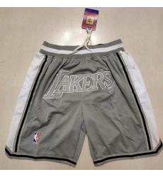 Men's Los Angeles Lakers Gray Shorts