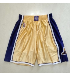 Men's Los Angeles Lakers Purple-Gold Shorts