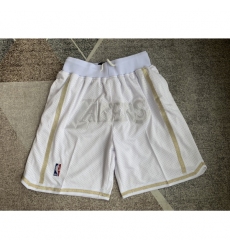 Men's Los Angeles Lakers White bag Shorts