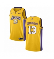 Youth Los Angeles Lakers #13 Wilt Chamberlain Swingman Gold Home Basketball Jersey - Icon Edition