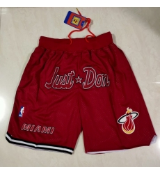 Men's Miami Heat Pink Panther Red pocket ball Shorts