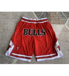 Men's Chicago Bulls Joint red Shorts