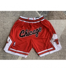 Men's Chicago Bulls Red Chicago Shorts