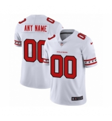Men's Atlanta Falcons Customized White Team Logo Cool Edition Jersey