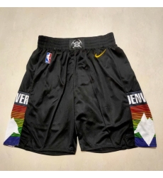 Men's Denver Nuggets Black City Shorts