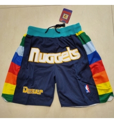 Men's Denver Nuggets Navy Shorts