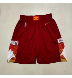 Men's Denver Nuggets Red City Shorts