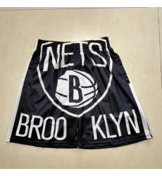 Men's Brooklyn Nets Black Classics Shorts