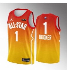 Men's Phoenix Suns #1 Devin Booker Nike Red 2023 NBA All-Star Game Jersey