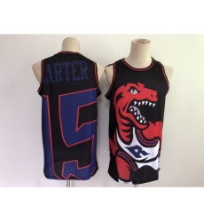 Men's Toronto Raptors #15 Vince Carter Black Big Face-2.0 Jersey