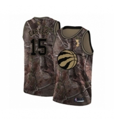 Youth Toronto Raptors #15 Vince Carter Swingman Camo Realtree Collection 2019 Basketball Finals Champions Jersey