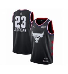 Youth Chicago Bulls #23 Michael Jordan Swingman Black 2019 All-Star Game