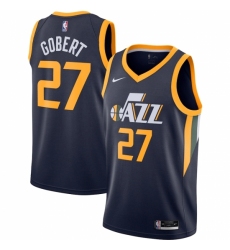 Men's Utah Jazz #27 Rudy Gobert Nike Navy 2020-21 Swingman Jersey