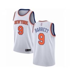 Women's New York Knicks #9 RJ Barrett Swingman White Basketball Jersey - Association Edition