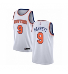 Youth New York Knicks #9 RJ Barrett Swingman White Basketball Jersey - Association Edition