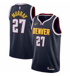 Men's Denver Nuggets #27 Jamal Murray Nike Navy 2020-21 Swingman Jersey