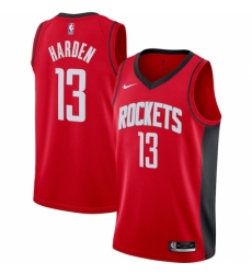 Men's Houston Rockets #13 James Harden Nike Red 2020-21 Swingman Jersey